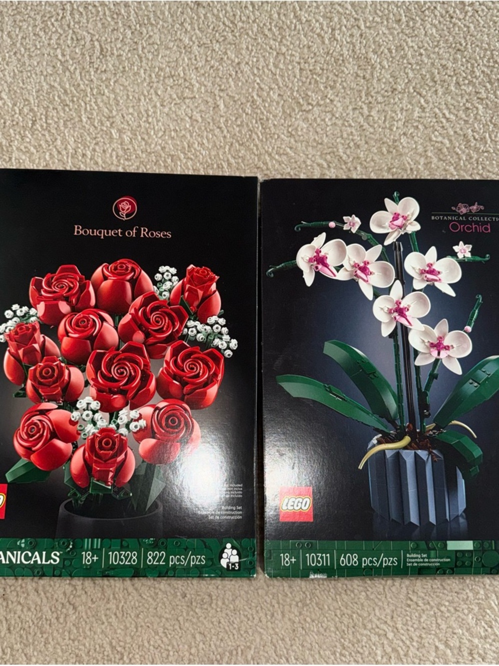LEGO Bouquet of Roses Flower, Botanicals collection Orchid